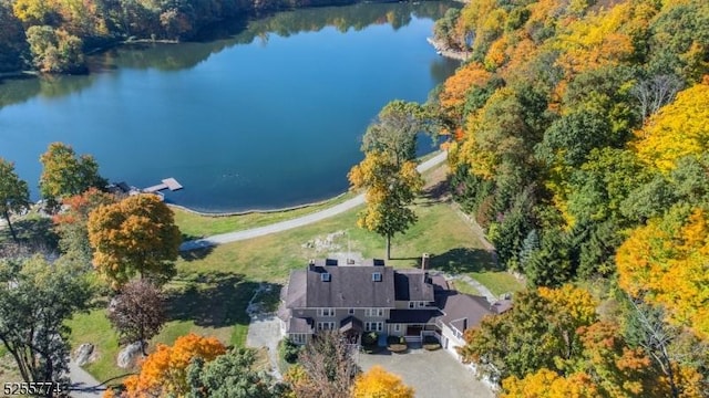 1 Brook Valley Ter, Kinnelon Boro, NJ 07405 - aerial view of property and surrounding area with a nearby body of water