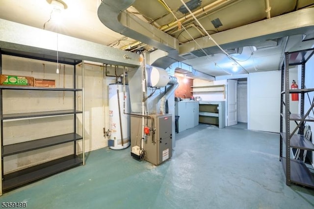 777 W Scott Ave, Rahway City, NJ 07065 - unfinished below grade area with gas water heater and heating unit