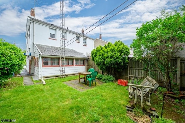 777 W Scott Ave, Rahway City, NJ 07065 - back of property with a chimney