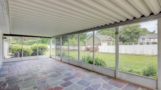 700 Schoolhouse Ln, Bound Brook Boro, NJ 08805 - unfurnished sunroom with healthy amount of natural light