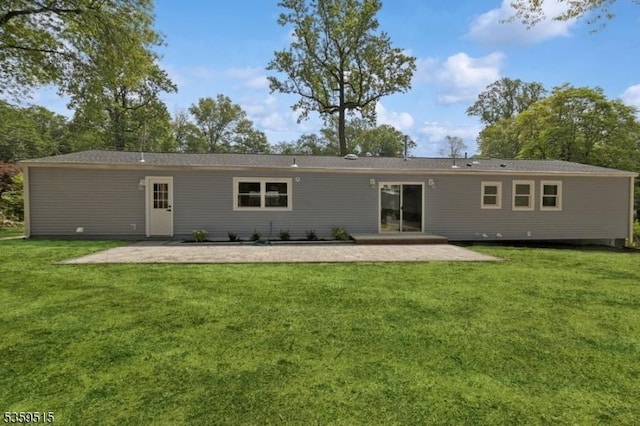 17 Misty Mountain Rd, Randolph Twp, NJ 07869 - back of house featuring a patio and a yard