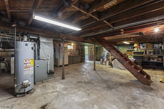 195 Newark Pompton Tpke, Wayne Twp, NJ 07470 - basement featuring water heater and heating unit