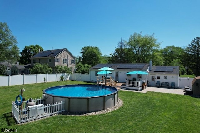 3 Cumberland Rd, Hillsborough Twp, NJ 08844 - view of swimming pool with a patio