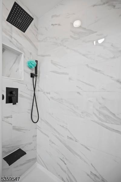 256 Marcia Way, Bridgewater Twp, NJ 08807 - full bathroom featuring a marble finish shower