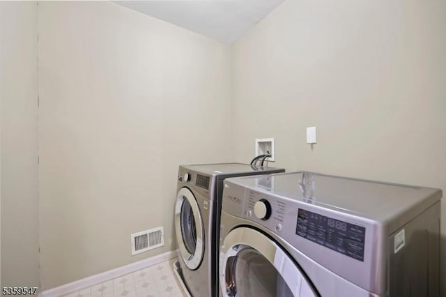 256 Marcia Way, Bridgewater Twp, NJ 08807 - washroom with washer and dryer, baseboards, and light flooring