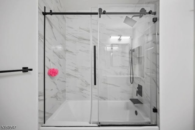 256 Marcia Way, Bridgewater Twp, NJ 08807 - bathroom featuring combined bath / shower with glass door