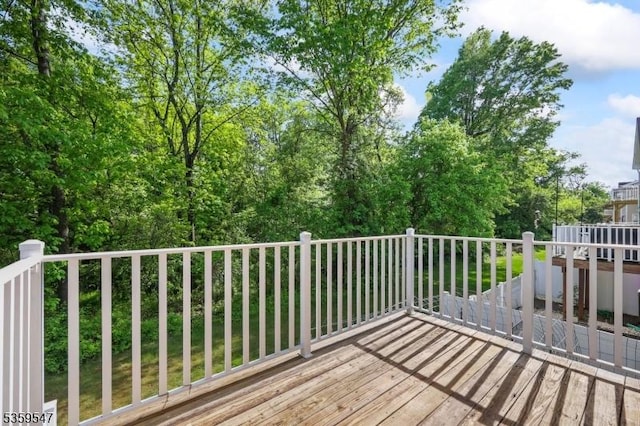 256 Marcia Way, Bridgewater Twp, NJ 08807 - view of wooden deck