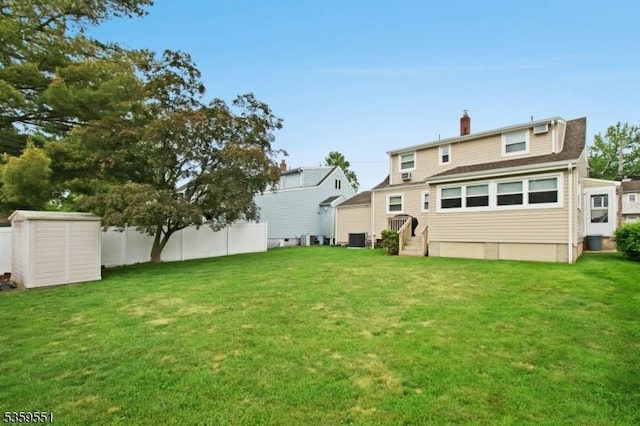 184 Locust Dr, Union Twp, NJ 07083 - back of property with a chimney and cooling unit