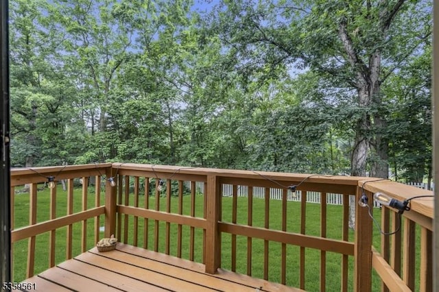 23 Bond St, Bridgewater Twp, NJ 08807 - deck featuring a yard