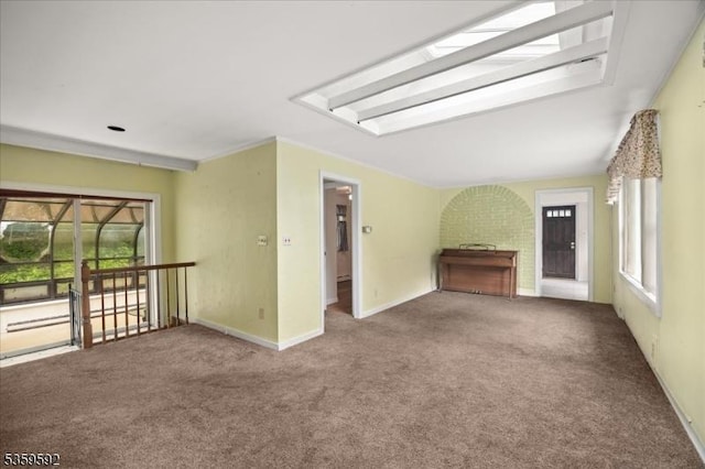 59 Old Croton Rd, Raritan Twp, NJ 08822 - unfurnished living room featuring carpet flooring, healthy amount of natural light, and baseboards