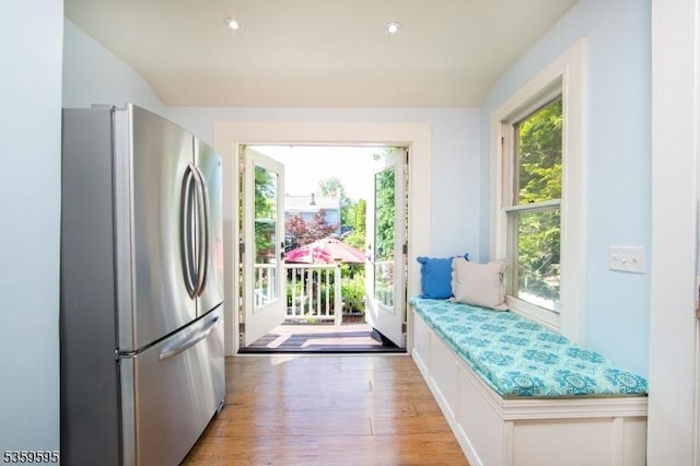 8 S Main St, Stockton Boro, NJ 08559 - doorway to outside with light wood finished floors and recessed lighting
