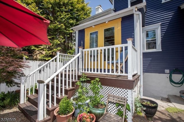 8 S Main St, Stockton Boro, NJ 08559 - view of deck