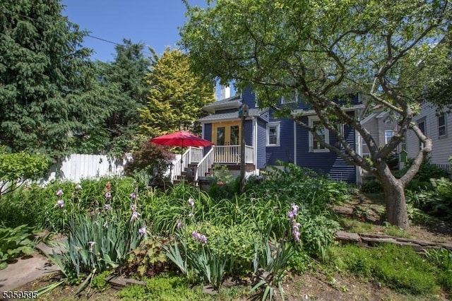 8 S Main St, Stockton Boro, NJ 08559 - view of front of property with french doors