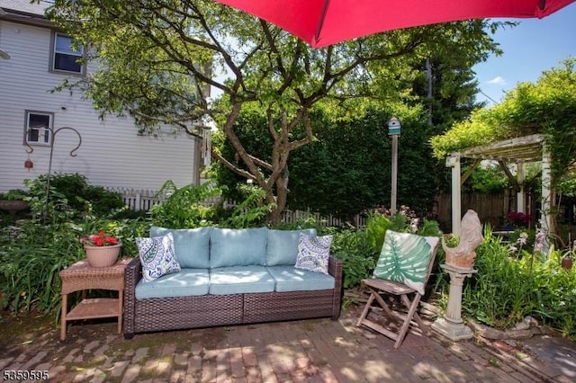 8 S Main St, Stockton Boro, NJ 08559 - view of patio / terrace featuring an outdoor living space and a deck