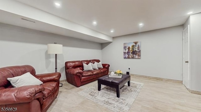 612 Magnolia Rd, North Brunswick Twp, NJ 08902 - living area featuring recessed lighting and baseboards
