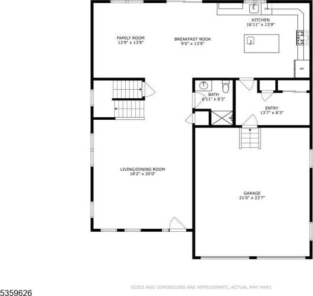 612 Magnolia Rd, North Brunswick Twp, NJ 08902 - floor plan / room layout