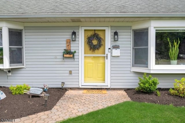 46 Sunrise Ter, Cedar Grove Twp, NJ 07009 - entrance to property featuring roof with shingles