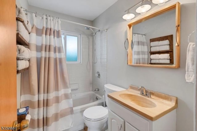46 Sunrise Ter, Cedar Grove Twp, NJ 07009 - bathroom featuring vanity, shower / bath combination with curtain, and toilet