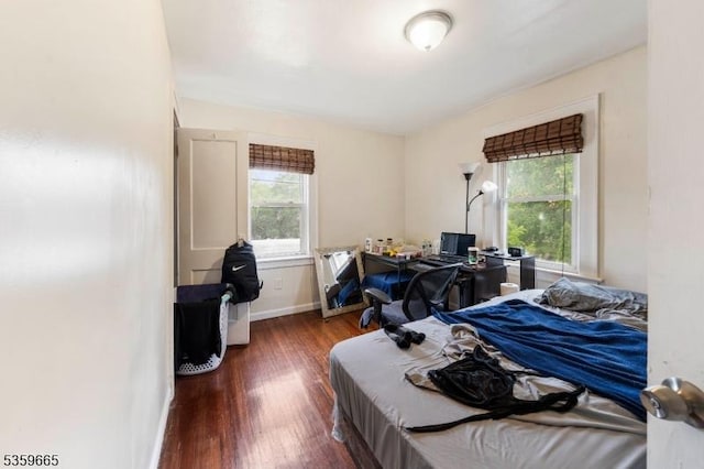 28 Beechwood Pl, Irvington Twp, NJ 07111 - bedroom featuring wood finished floors and baseboards