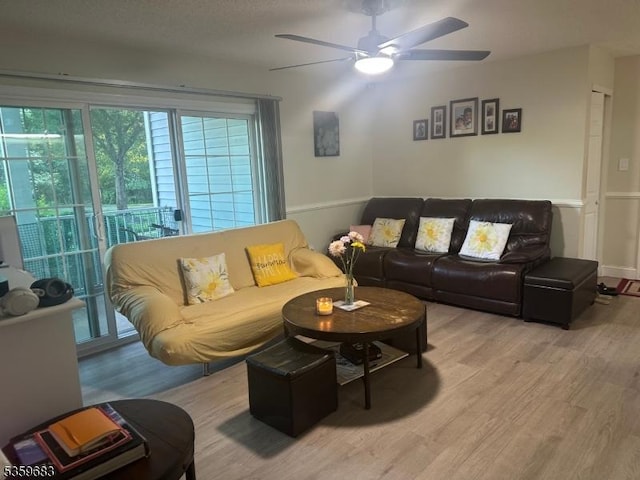 167 Rachel Ct, Franklin Twp, NJ 08823 - living area with a ceiling fan and light wood finished floors
