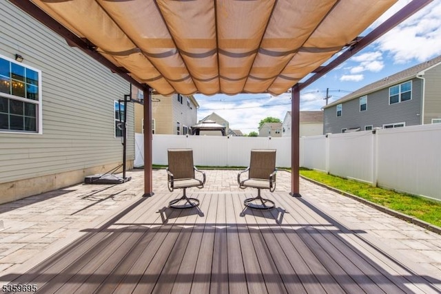 76 Trafalgar Ct, Sparta Twp, NJ 07871 - wooden terrace featuring a fenced backyard