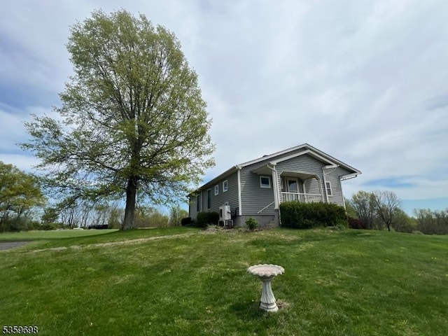 134 Lott Rd, Wantage Twp, NJ 07461 - view of home's exterior with a lawn