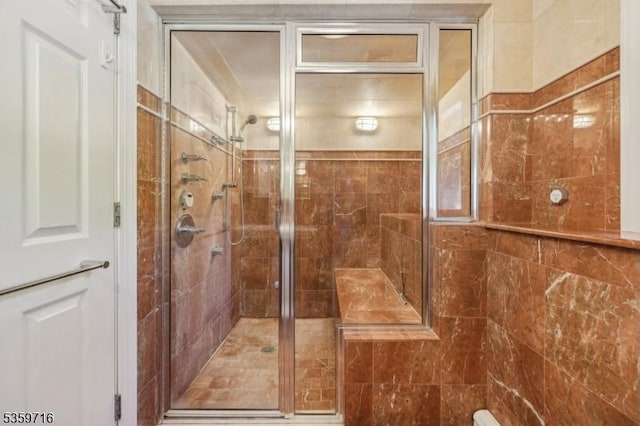 1 Spring Garden Dr, Madison Boro, NJ 07940 - bathroom with a stall shower