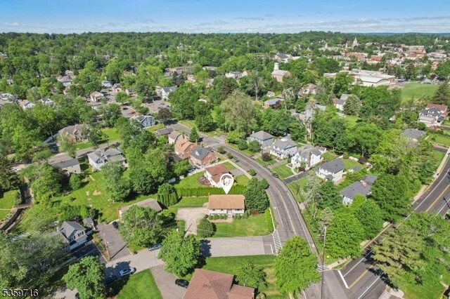 1 Spring Garden Dr, Madison Boro, NJ 07940 - aerial view of property and surrounding area featuring nearby suburban area