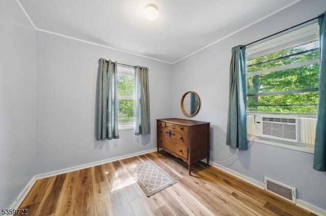 4 Erie Ave, Rockaway Twp, NJ 07866 - spare room with wood finished floors, baseboards, and cooling unit