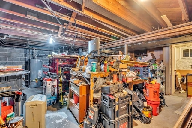925 Stelle Ave, Plainfield City, NJ 07063 - storage room featuring water heater