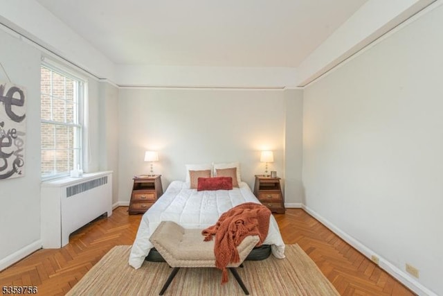 10 Crestmont Rd Unit 3F, Montclair Twp, NJ 07042 - bedroom with radiator and baseboards