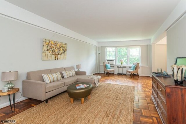 10 Crestmont Rd Unit 3F, Montclair Twp, NJ 07042 - living area featuring cooling unit