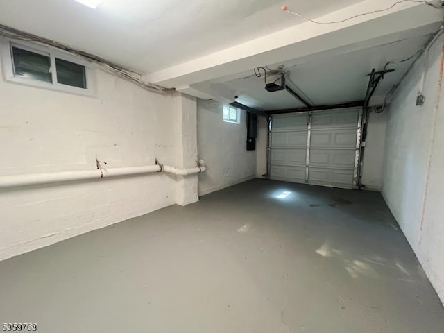 45 Park Ave, Newton Town, NJ 07860 - garage with a garage door opener