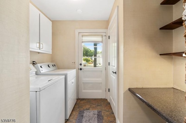 185 Ann St, Dover Town, NJ 07801 - laundry room with washing machine and clothes dryer and cabinet space