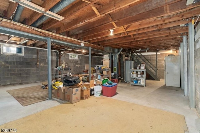 185 Ann St, Dover Town, NJ 07801 - basement with water heater