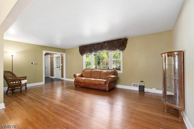 185 Ann St, Dover Town, NJ 07801 - living room with wood finished floors and baseboards