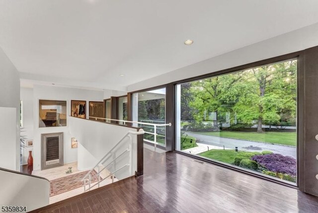 41 Park Way W, Orange Twp, NJ 07052 - empty room with healthy amount of natural light and wood finished floors