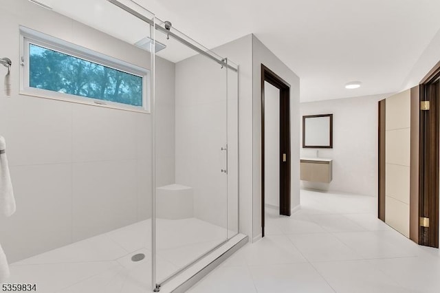 41 Park Way W, Orange Twp, NJ 07052 - full bath featuring a shower stall and tile patterned floors