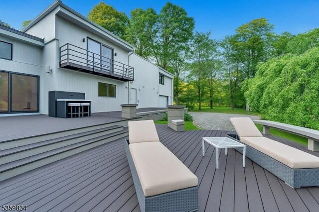 41 Park Way W, Orange Twp, NJ 07052 - view of wooden deck