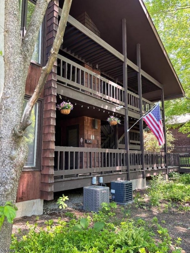 25 Osprey Cg310, Allamuchy Twp, NJ 07840 - view of property exterior with central AC unit