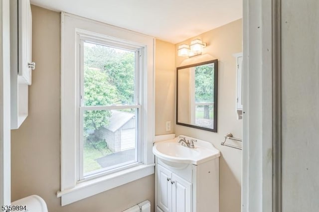 10 N Clark St, Ogdensburg Boro, NJ 07439 - bathroom featuring vanity and toilet