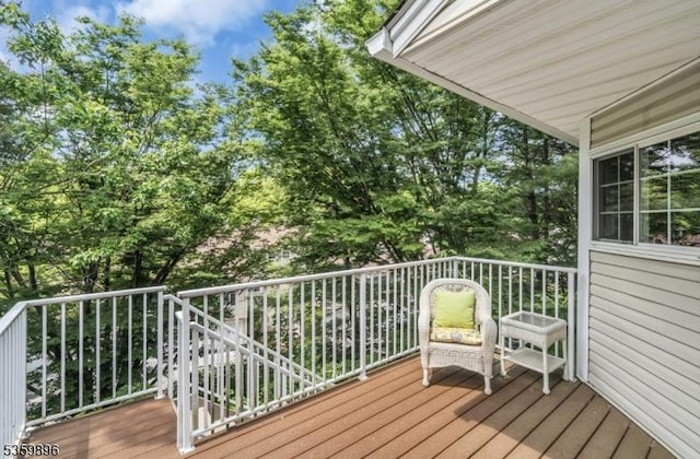 65 Academy Ct, Bedminster Twp, NJ 07921 - view of deck