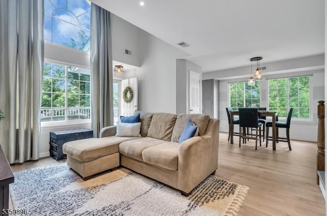 65 Academy Ct, Bedminster Twp, NJ 07921 - living area featuring light wood-style flooring