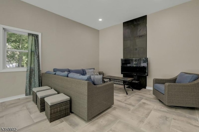 24 Partridge Run, Montvale Boro, NJ 07645 - living area with recessed lighting and baseboards