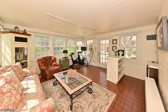 777 E Ridgewood Ave, Ridgewood Village, NJ 07450 - living area featuring wooden ceiling