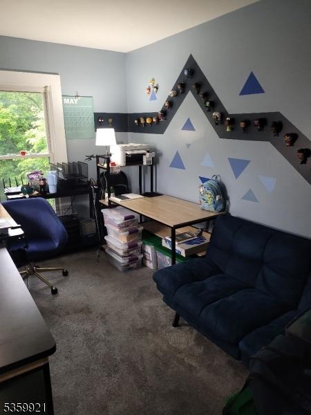 6 Charles St, Knowlton Twp, NJ 07840 - office area with carpet flooring