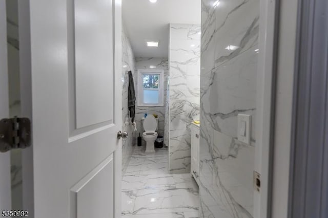 128 Jay Pl, Middlesex Boro, NJ 08846 - bathroom featuring toilet and marble tiled flooring