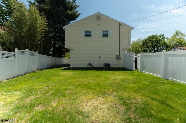 128 Jay Pl, Middlesex Boro, NJ 08846 - rear view of property featuring central air condition unit