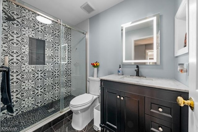 3 River Birch Cir, Montgomery Twp, NJ 08540 - full bath with toilet, vanity, and a stall shower