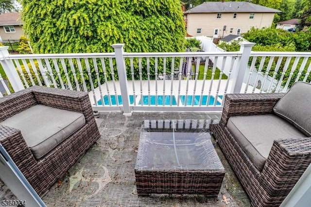 6 Maple Ave, West Orange Twp, NJ 07052 - view of patio / terrace with a balcony